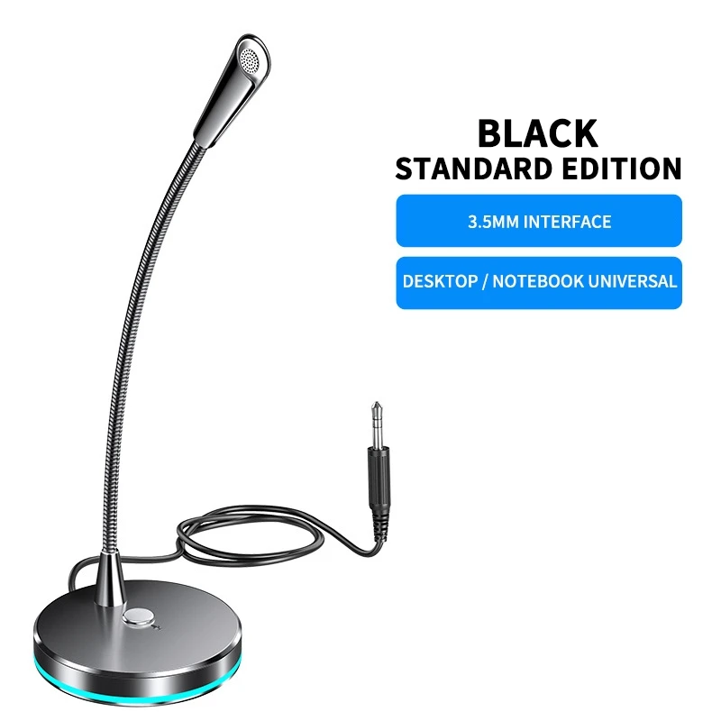 Desktop Conference Microphone for Speech Gaming Chatting USB wired Desktop Microphone Used Laptop desktop microphone