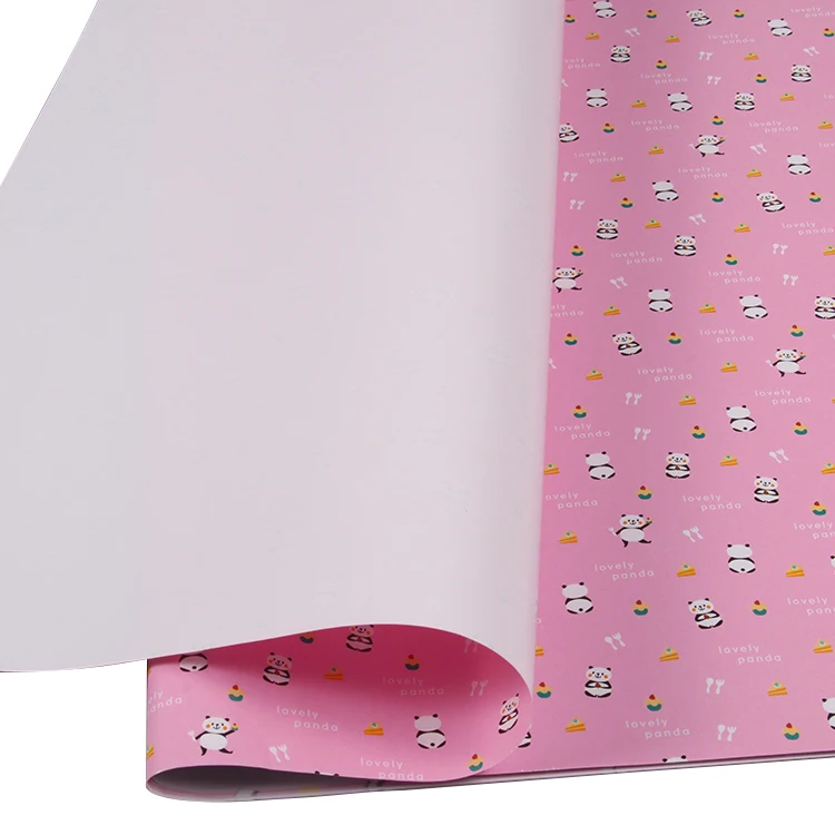 
Custom Printed Papel De Regalo Cute Animal Gift Wrapping Paper Christmas packing Manufacturers Spot Products Size 50*70cm/Sheet 