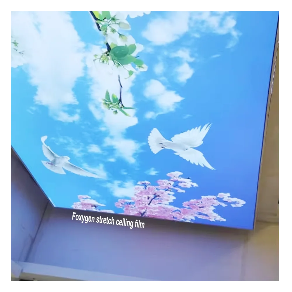 FOXYGEN lightweight roof tiles house living pop room price stretch ceiling material ceiling tile for Interior decoration