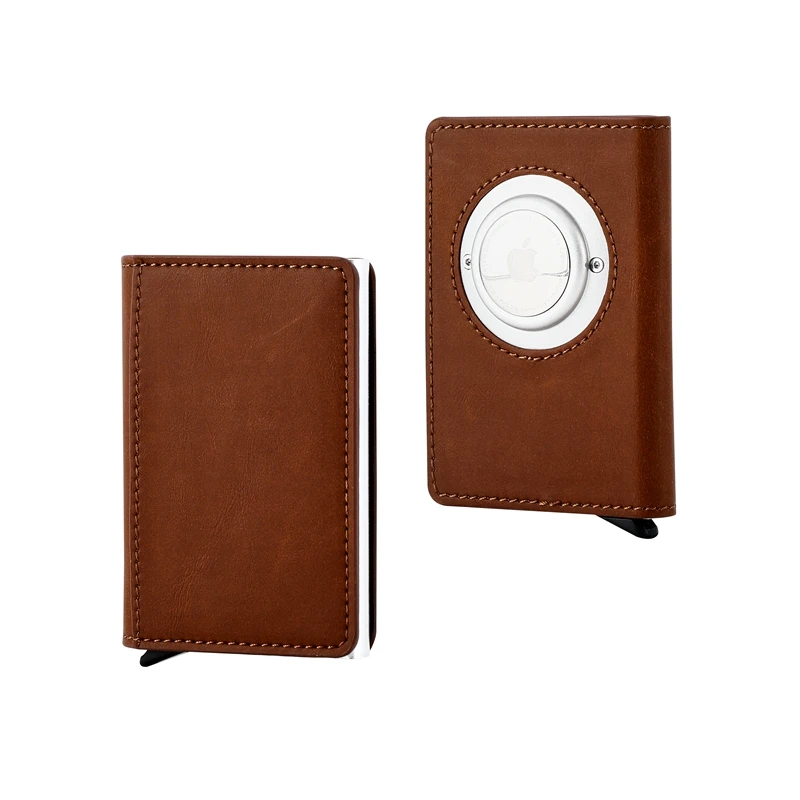 Automatic Pop Up RFID Aluminum Card Holder  Business ID Card Case for Unisex Bank Cards