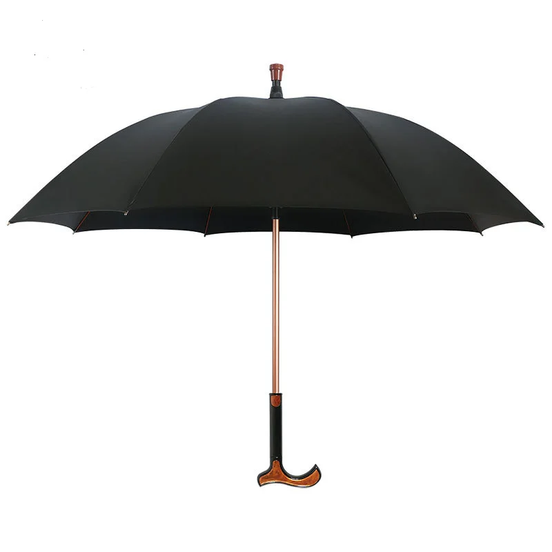 Multifunction strong walking stick umbrella with logo