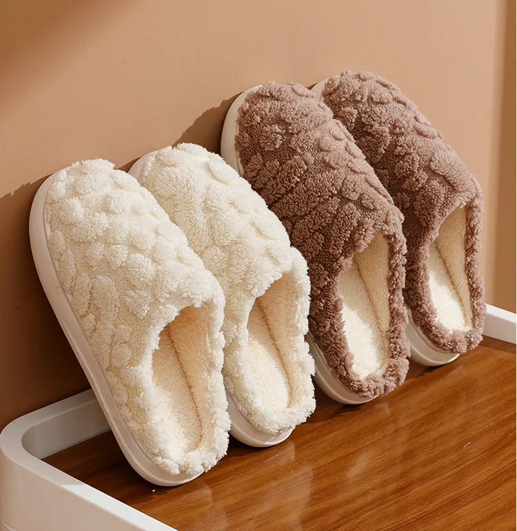 Wholesale home indoor cotton slippers warm home all cotton slippers autumn and winter new fashion cotton slippers