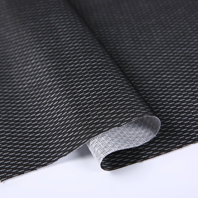 Black solid best price dry fit breathable stretch polyester mesh fabric for sport vest