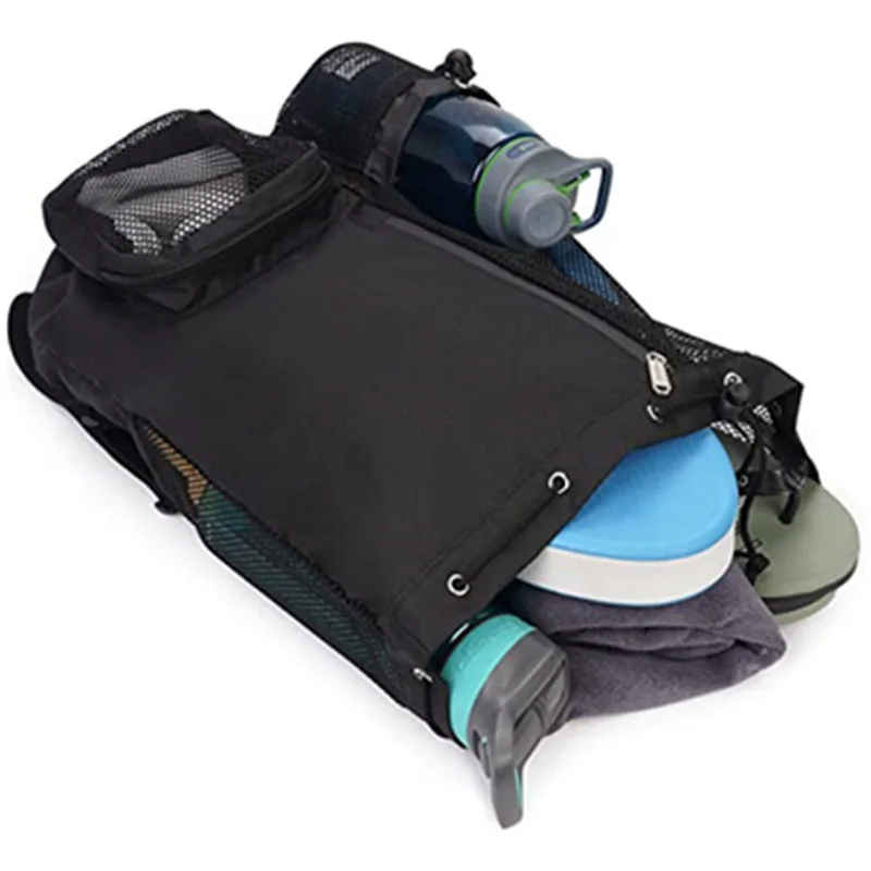 Anhui 367 Large Capacity Swim Backpack with Mesh Pocket for Swimmers Foldable Bags Large Beach Backpack with Straps for unisex