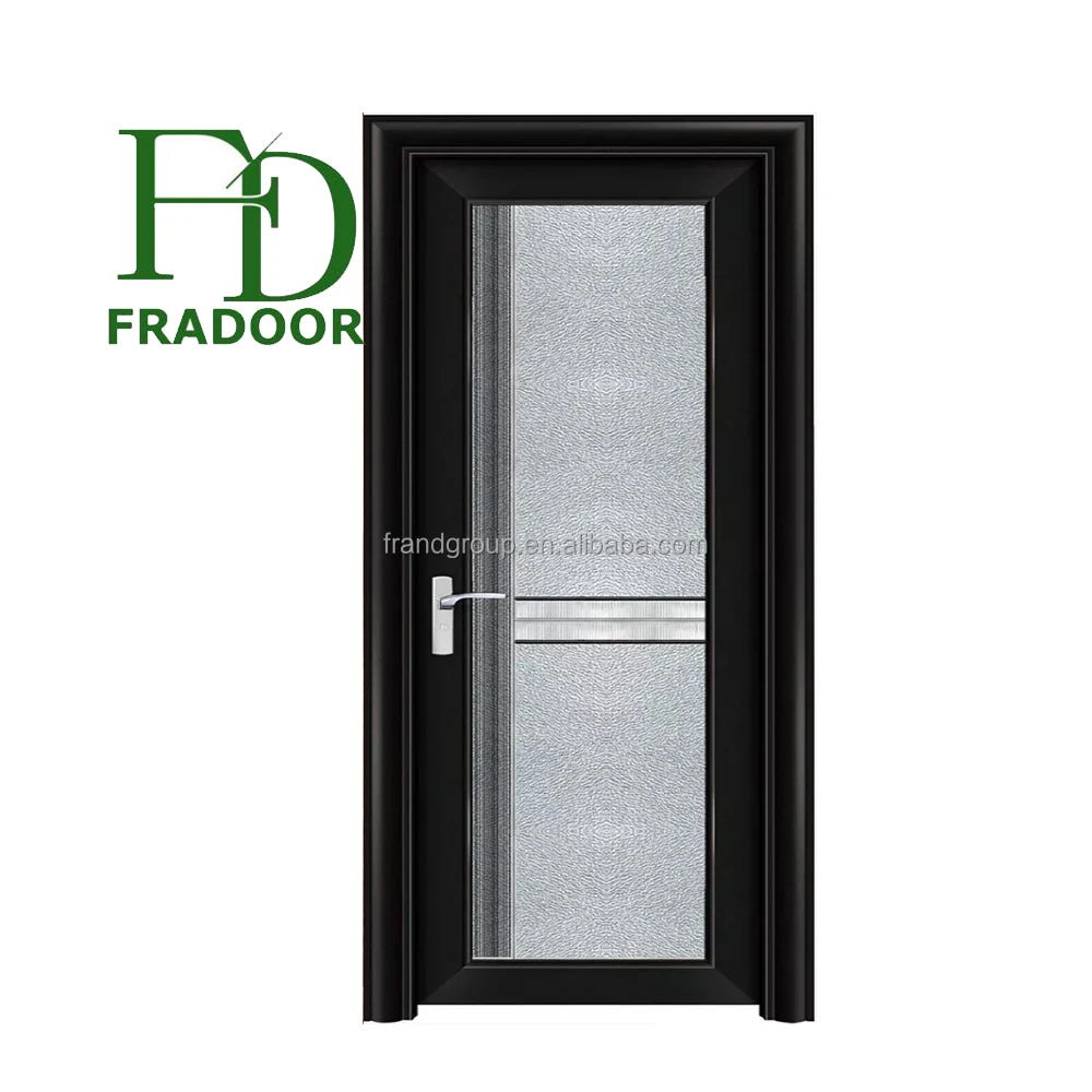 China Supplier Aluminum Fiberglass Interior Door For Bathroom