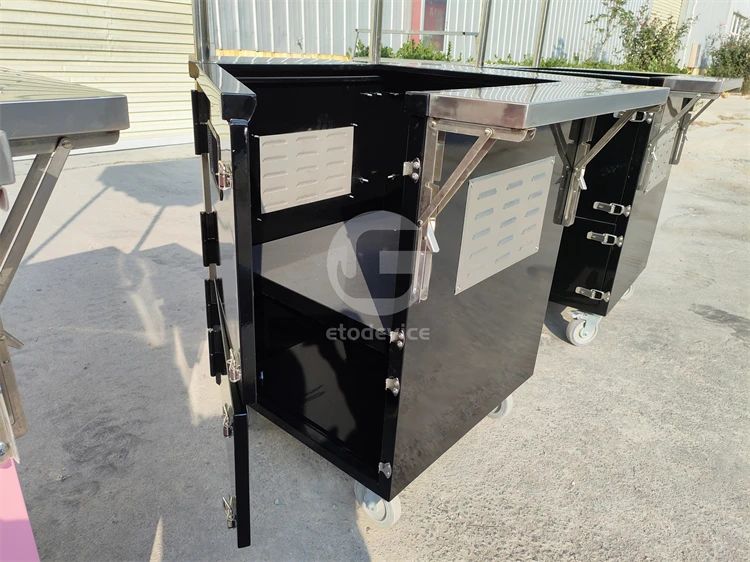 Portable lowest price ice cream cart hand push food Popsicle mini trolley cooler cart ice cream car
