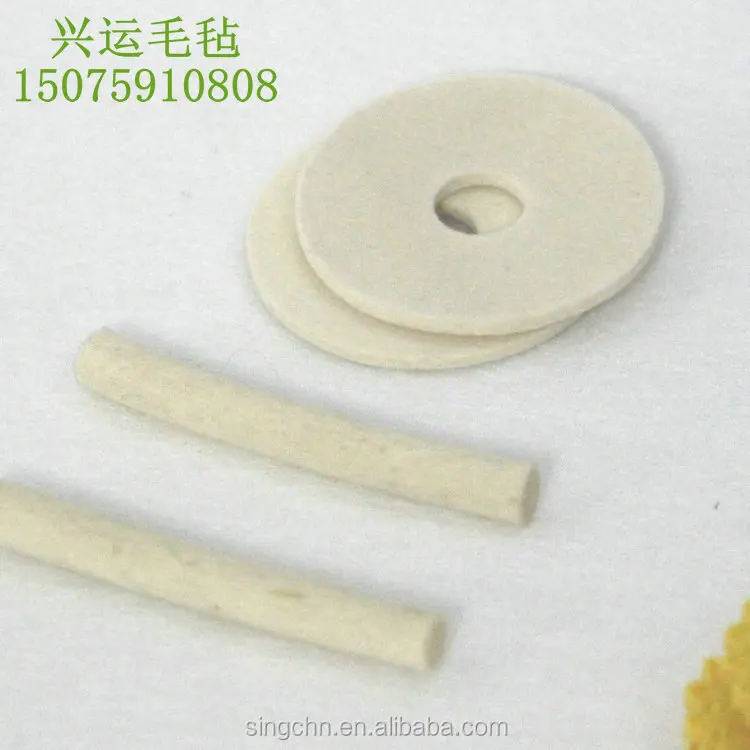 Фабричное производство по индивидуальному заказу, впитывающая масляная прокладка, 100% шерстяной фетровый трубчатый шерстяной войлок