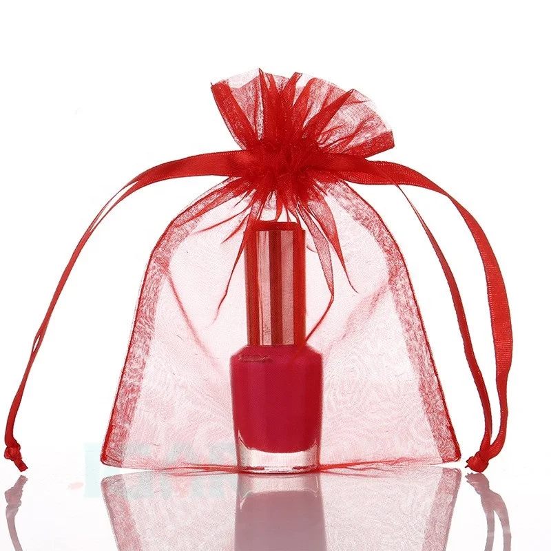 Drawstring Organza Jewelry Candy Pouch Party Wedding Favor wine perfume lipsticks Gift Bags