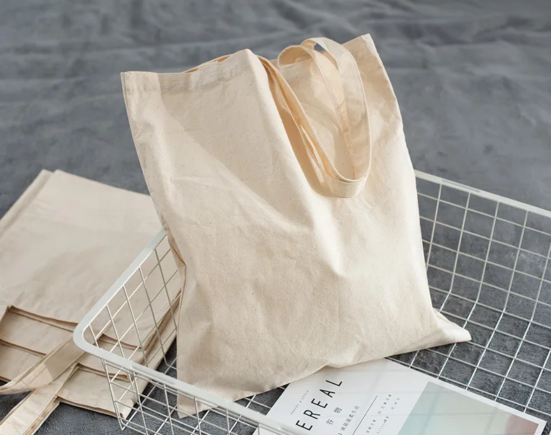 5oz  lightweight  normal thin gift Moms Teachers Tours blank  cotton canvas DIY  VINYLE logo  Grocery Shopping Cloth Bags