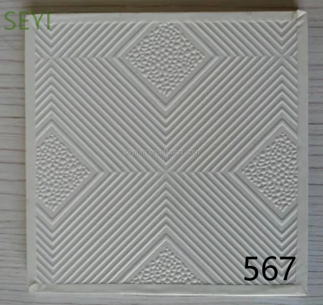 Wholesale price PVC gypsum ceiling board lightweight ceiling board decorative gypsum board