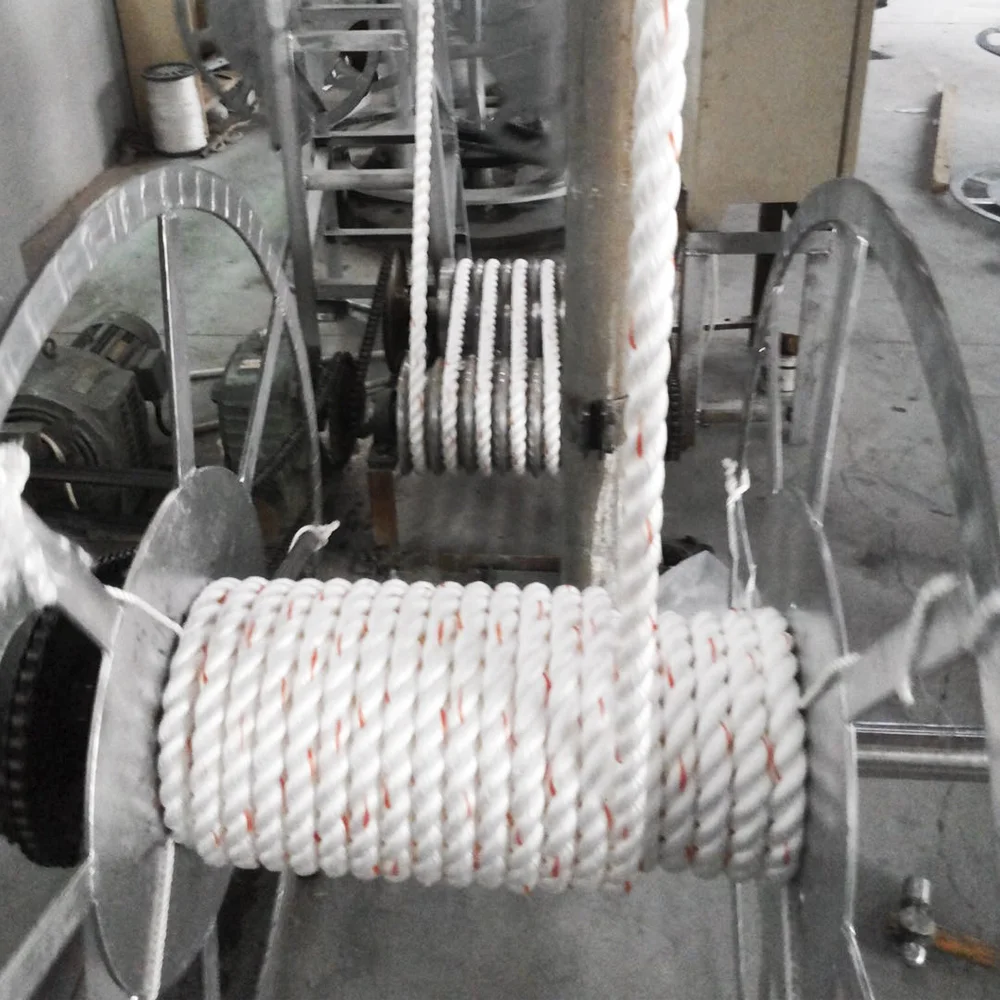 Cheap Polyethylene pp 3-strand twist 6mm 8mm pp packaging rope with logo