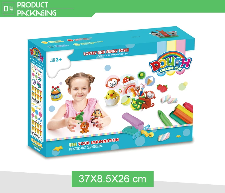 Рождественский подарок красочная глина творческий игровой набор теста игрушки детская