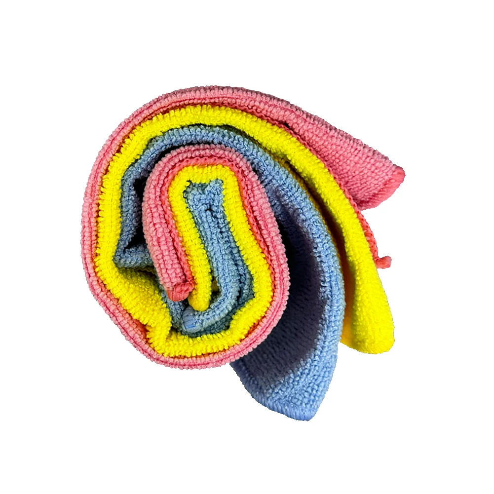 Highly Absorbent Microfiber Cleaning Cloths Reusable for Kitchen Car Window House Floor Streak-Free Cleaning Rags