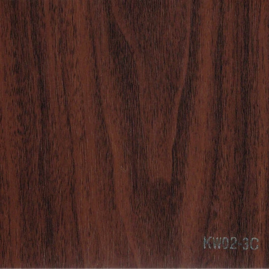 Embossing process high gloss of PVC heat shrinkable film for mdf