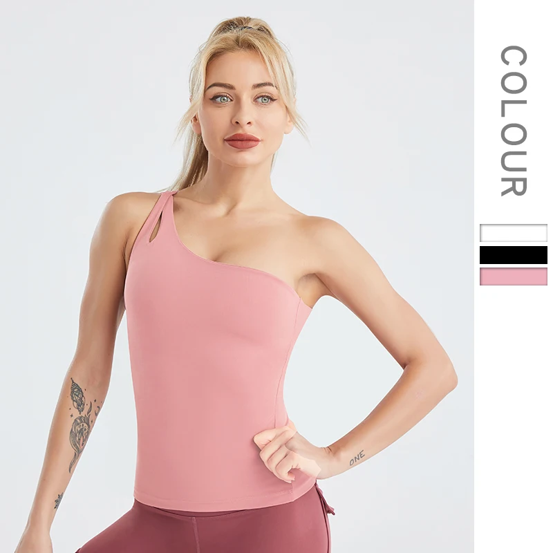 Wholesale Sexy Women new polyester spandex super soft fitness Gym fitness & yoga wear for Tik Tok Tiktok yoga top ladies