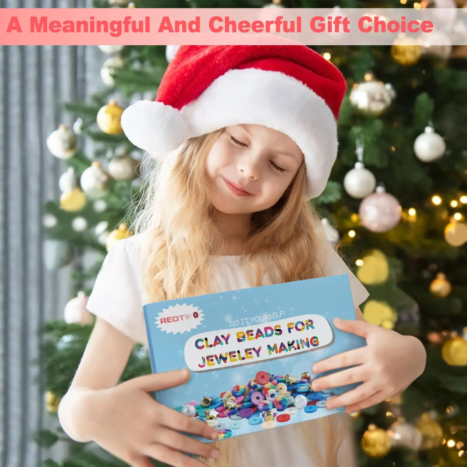 High Quality Custom Eco-Friendly Durable Color Gift Box Polymer Clay Beads for Bracelet Making Gifts Set