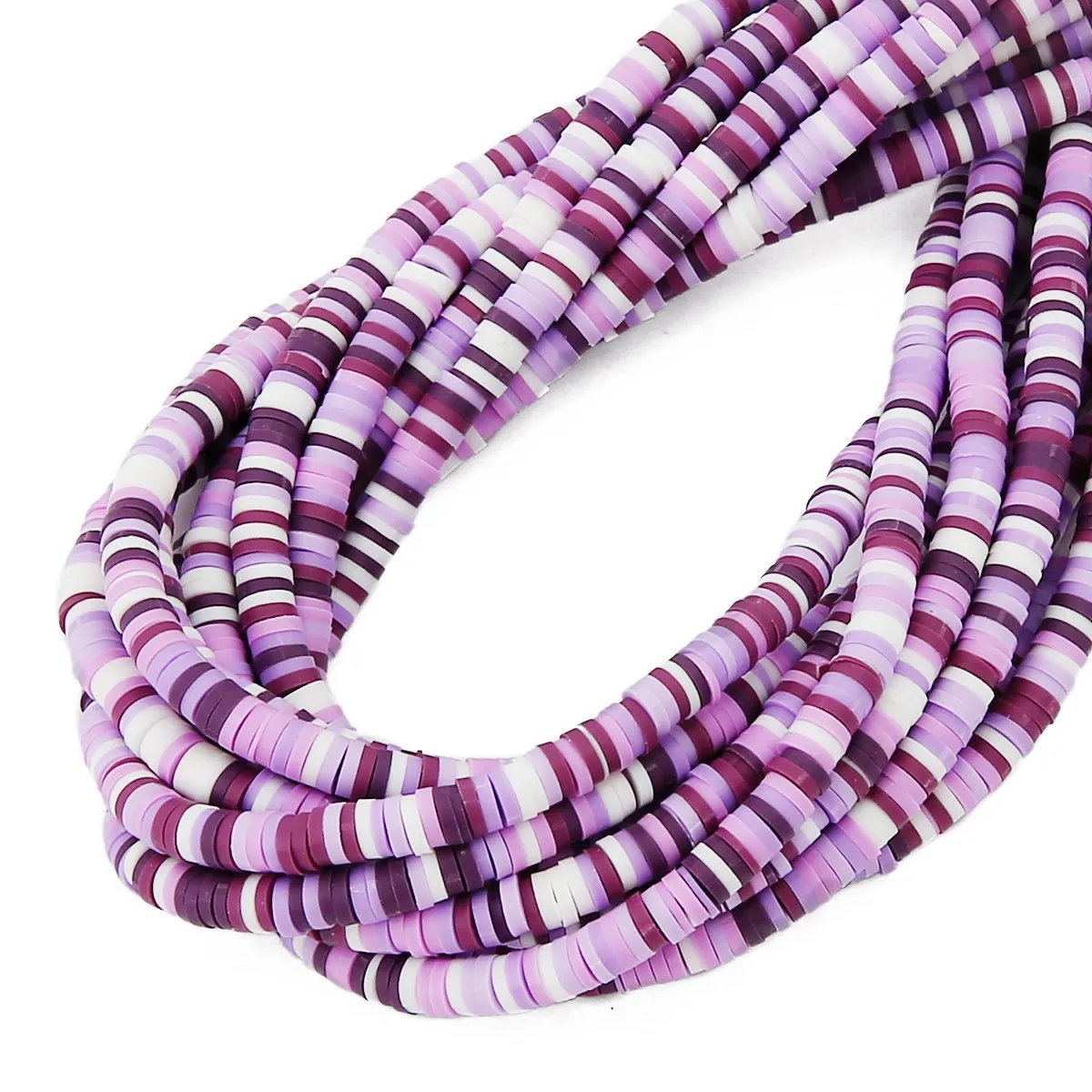 DIY Soft Ceramic String Beads 6MM Scattered Pieces in Monochromatic Colours Jewelry Accessory Material Colorful Ceramic Beads