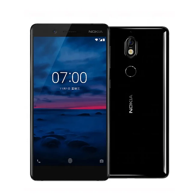 used Dual SIM 4G Black 4G/6G+64G Senior Phone Nokia 7 used Phone Android Student Full Screen