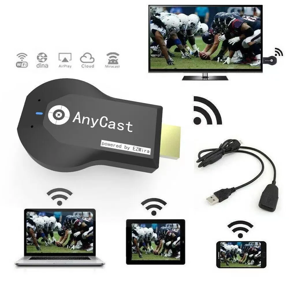 Anycast Easy Sharing WiFi Display Dongle Wireless Screen Mirroring Adapter Anycast M2 M4 M9 Plus G2