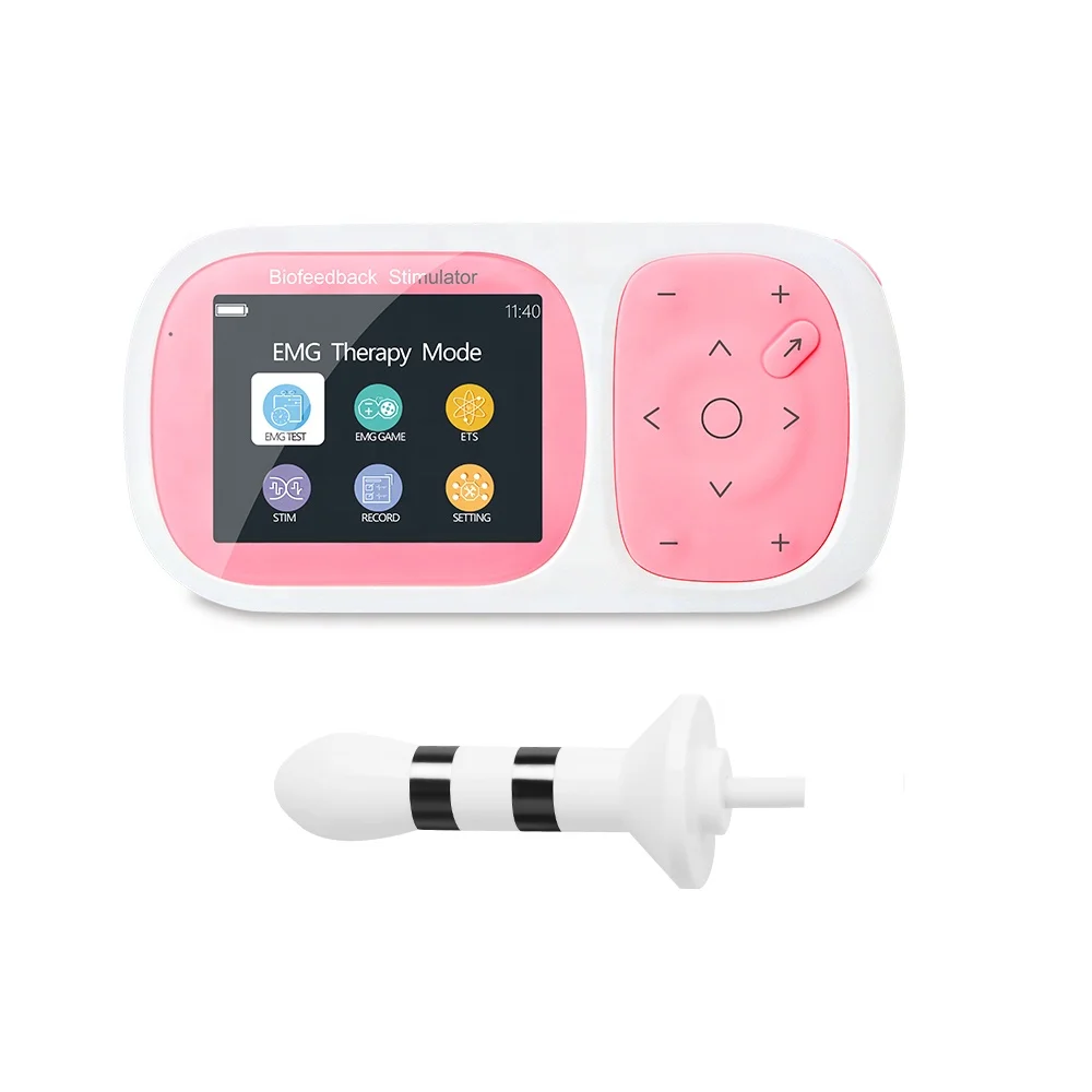 Pelvic floor stimulator pelvic floor muscle pain relief stimulator biofeedback EMG device with ETS STIM Functions Kegel Toner