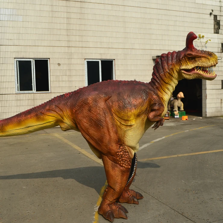 Hot Sale Light Weight Life Size Dinosaur Costume Raptor Silicone