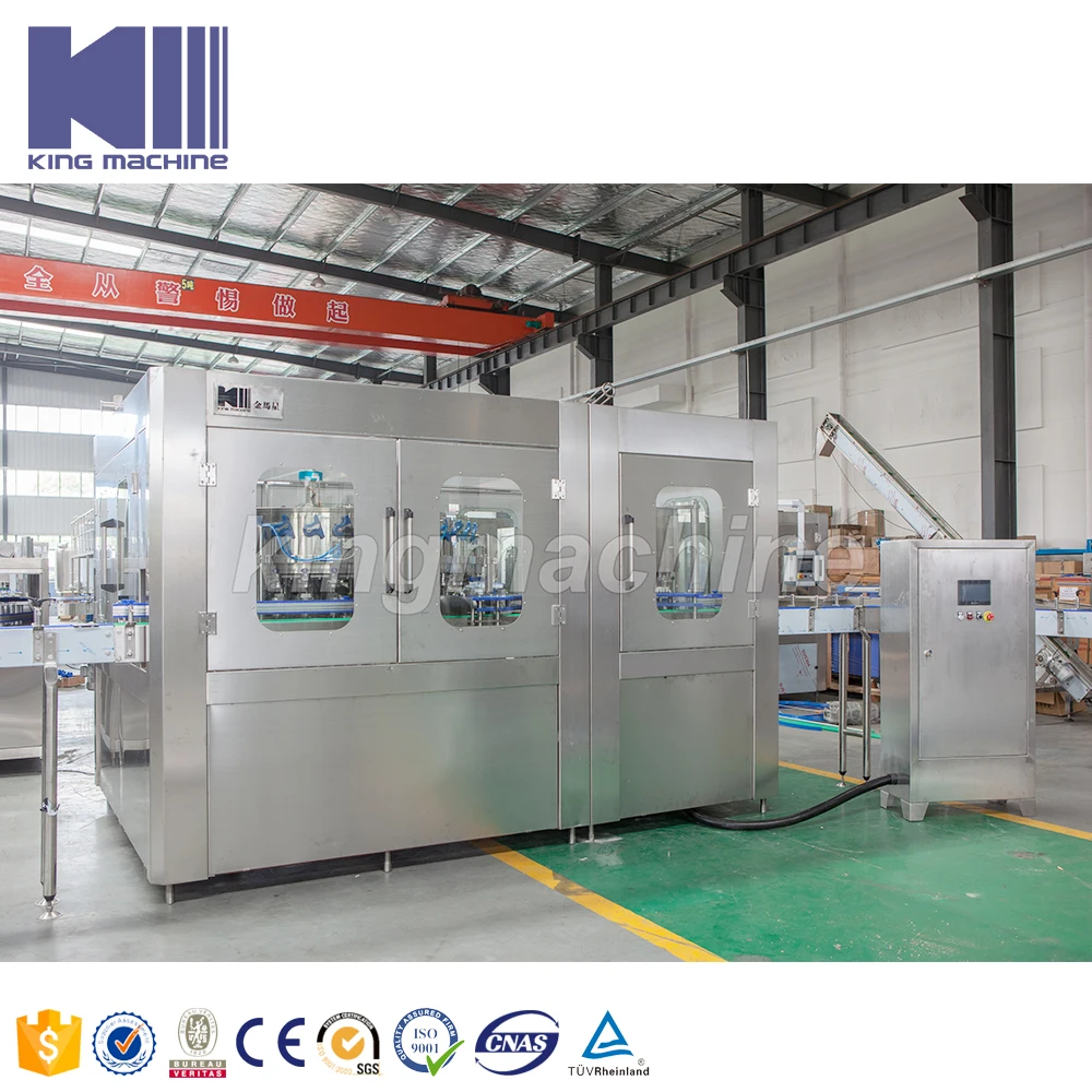 Economy Type Tin Can Beverage Filling Machine / Production Line