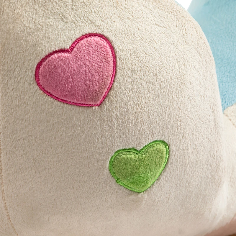 
Baby Kids Toy Plush Rocking Cattle Rider Toddler Seat Wood Rocker 