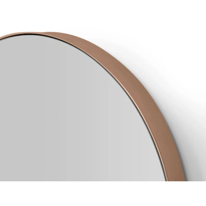 Wholesale Oval MDF Carved Decor Large Wall Mounted Gold Framed Mirrors for Livingroom