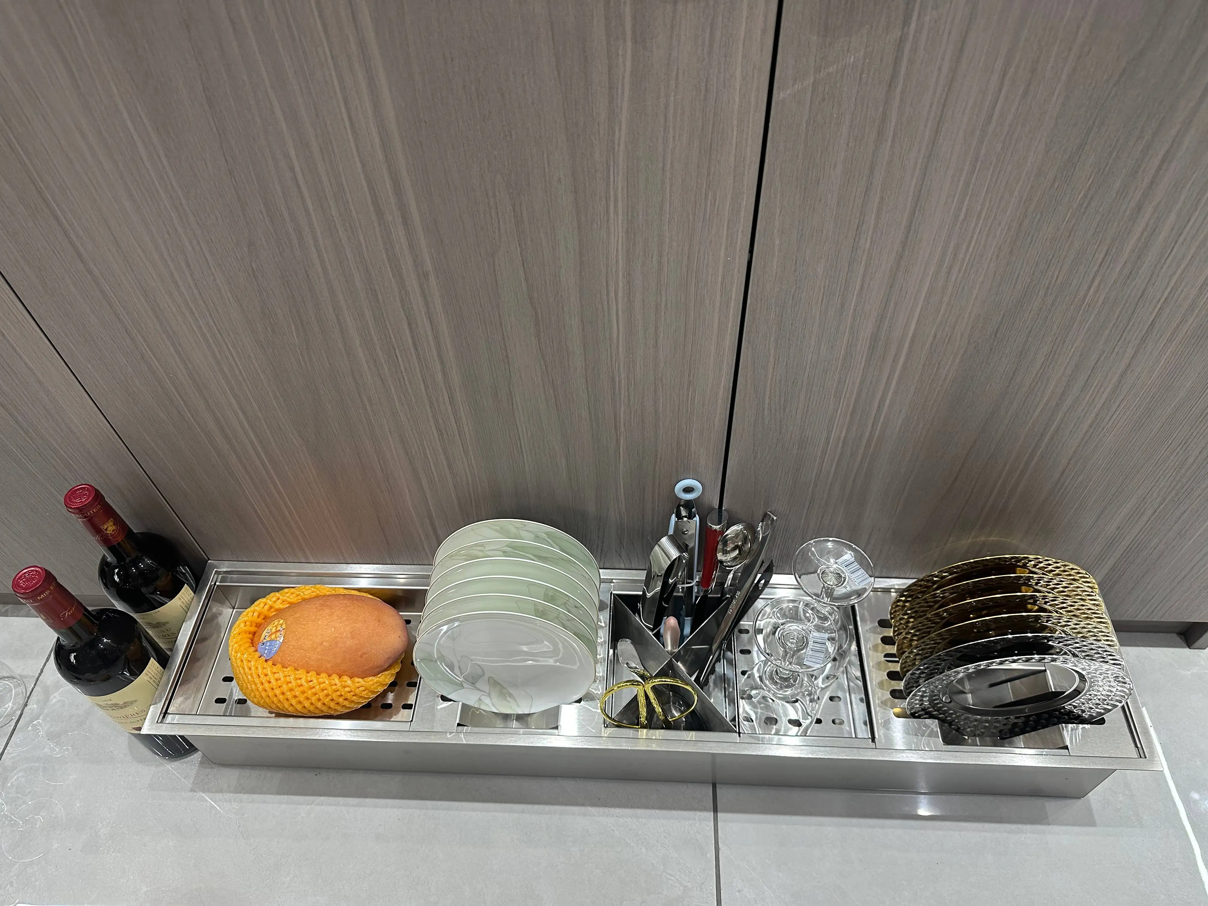 Factory Direct Sale Freestanding Kitchen Sink Stainless Steel Handmade Vegetable Washing Sink