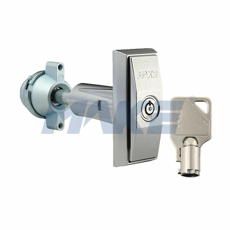 MK200 Customizable Zinc Alloy T-handle Vending Machine Lock and Keys