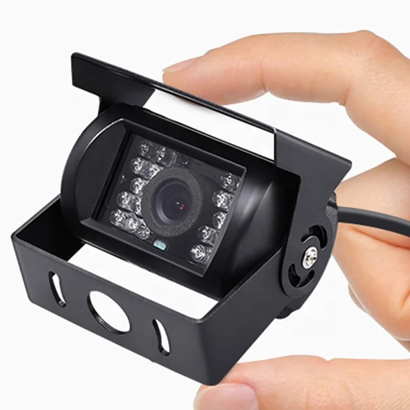 Waterproof 18 LED IR Night Vision Car rear view Reversing Parking Backup Camera For 12V 24V Bus Truck Big Car Motorhome Vehicle