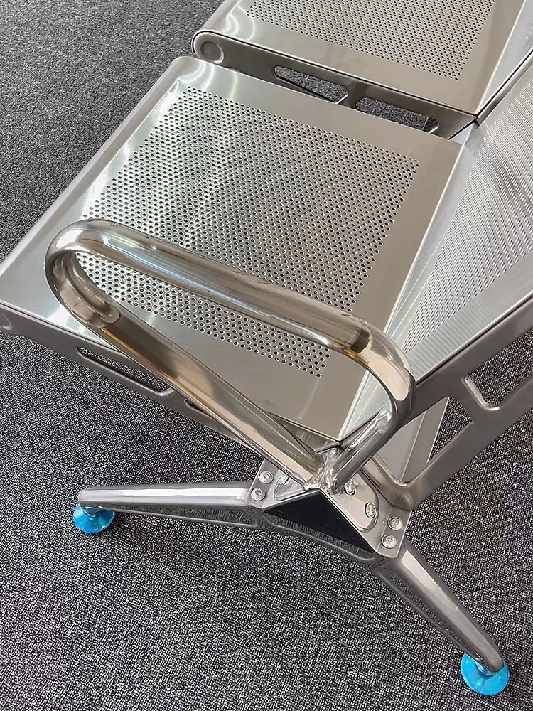 Customized Hospital clinic airport waiting lounge bank 3-seater waiting room gang seating chair