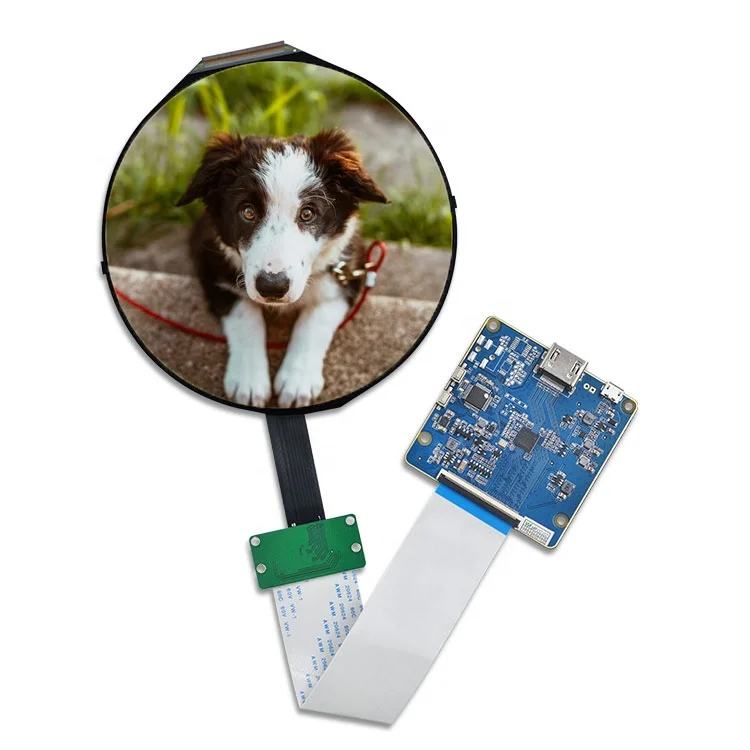 5 'круглый 1080x1080 Емкостный сенсорный экран панель дюймов 1080p Круглый ЖК-дисплей на основе тонкоплёночной технологии OLED 1080*1080 H-DMI Mipi доска