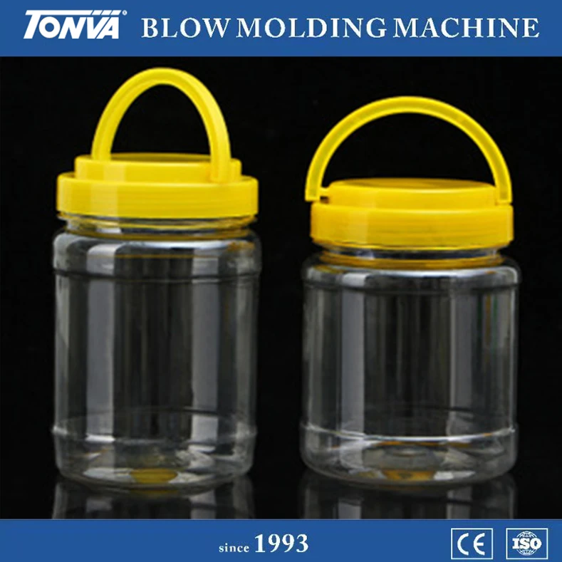 Nut Cans plastic Hand feeding  PET blow molding machine manufacturer