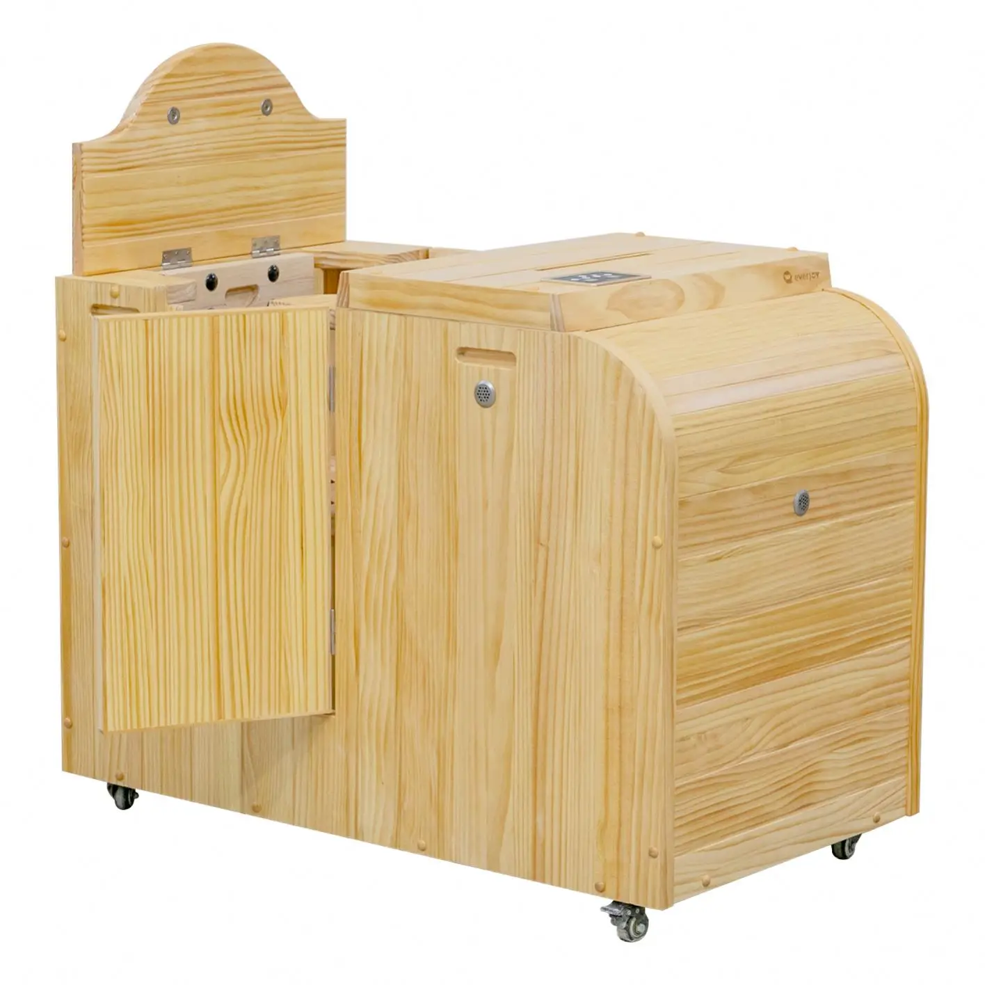 Russian Sauna Room Wooden Barrel Sauna House Wood Sauna Door Handle