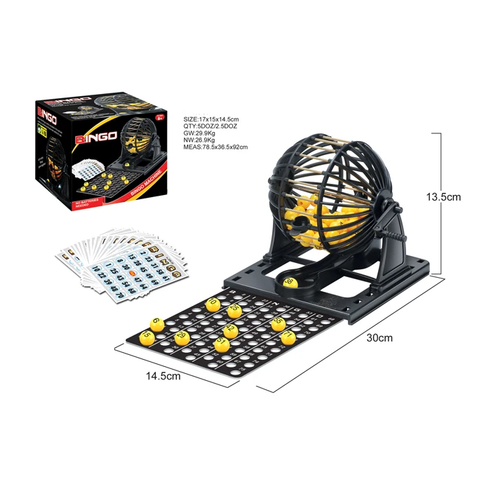 High quality lucky bingo card  bingo ball kids bingo game