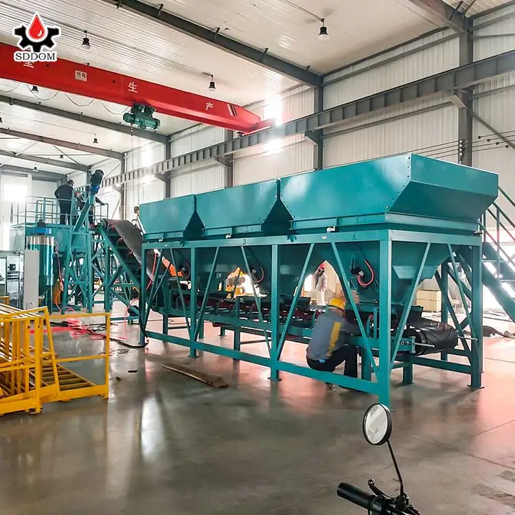 SDDOM Factory Price Portable Type Dry Mix Mobile Concrete Batching Plant for Sale