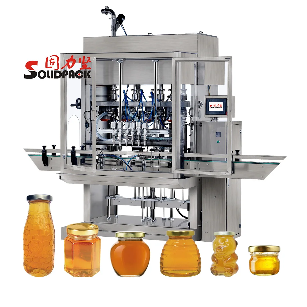 Solidpack 4 head perfume lubricant dropper alcohol automatic plastic fill and bottling machine