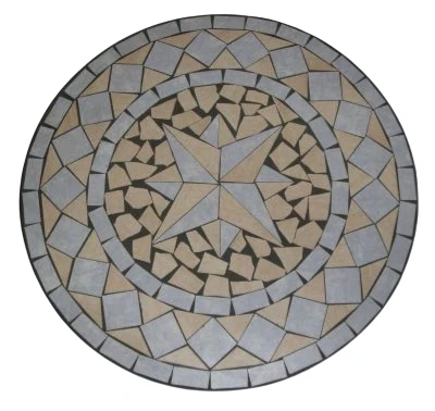 china factory wholesale cheap mosaic marble top metal cast iron garden table