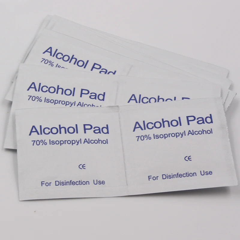 100 шт./кор. спиртовая салфетка чистящие влажные для мануального татуажа бровей, антисептическое очищающее средство для чистки татуировки дополнительные приспособления