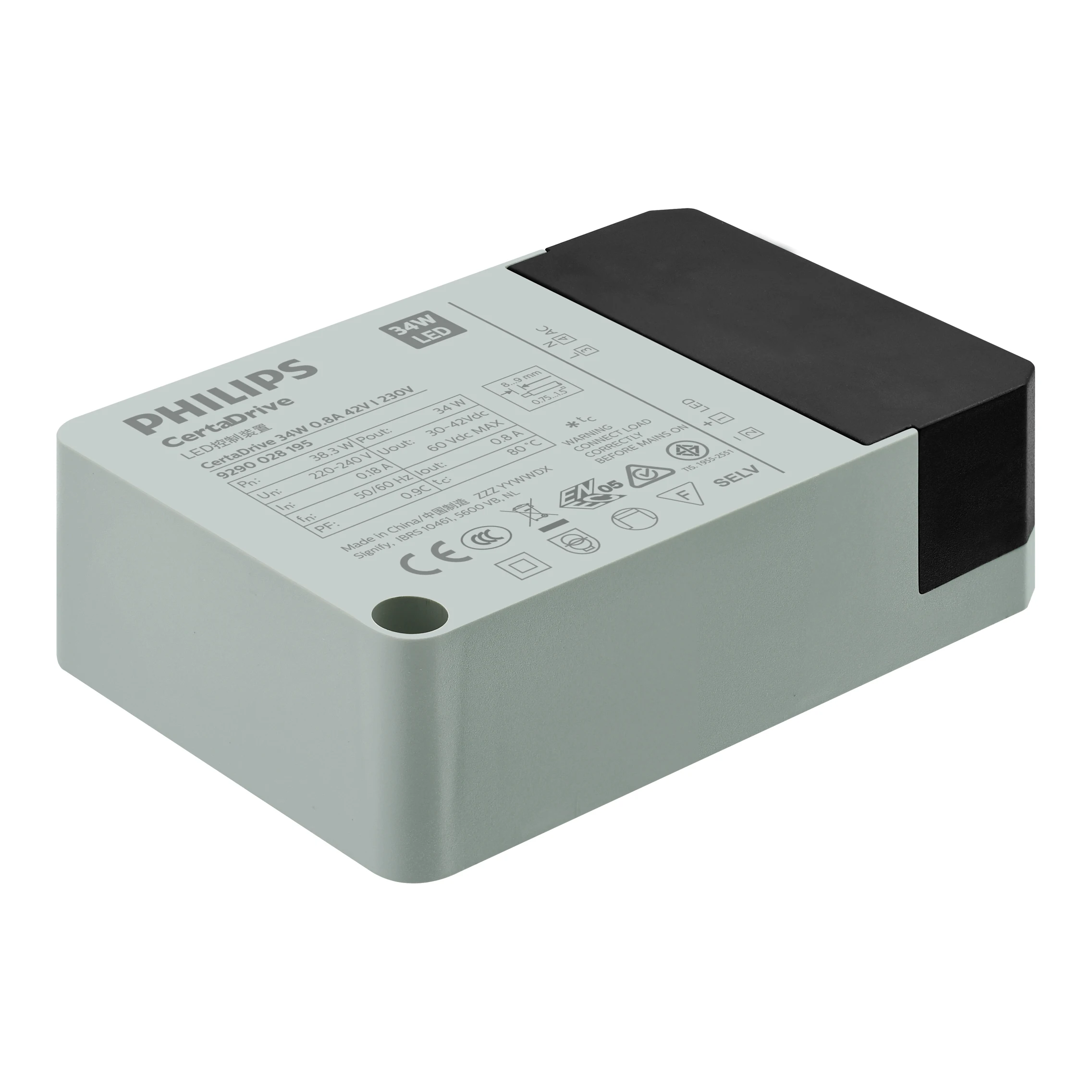 LED transformer 21w  CertaDrive G2   CertaDrive 21W 0.5A 42V I 230V  929001422380