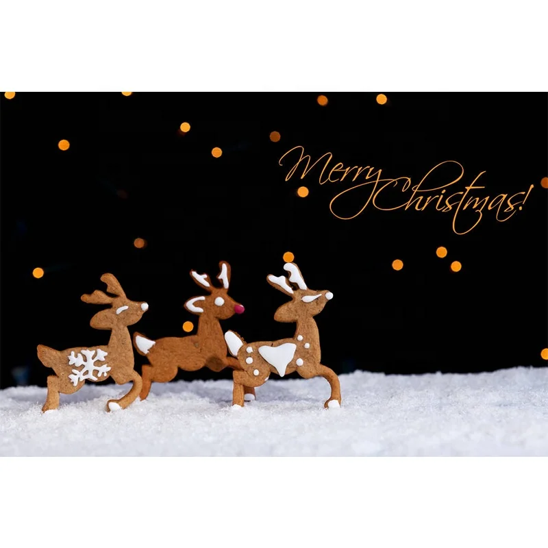 Christmas Animal Biscuit Reindeer Stainless Steel Cookie Cutter Cake Tools