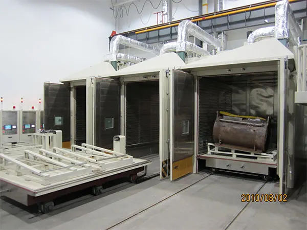 Walk in drying oven for transformer coil