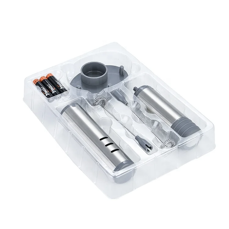 Бытовой электрический пенообразователь, кофеварка с питанием от батарейки, автоматический ручной Электрический пенообразователь из нержавеющей стали