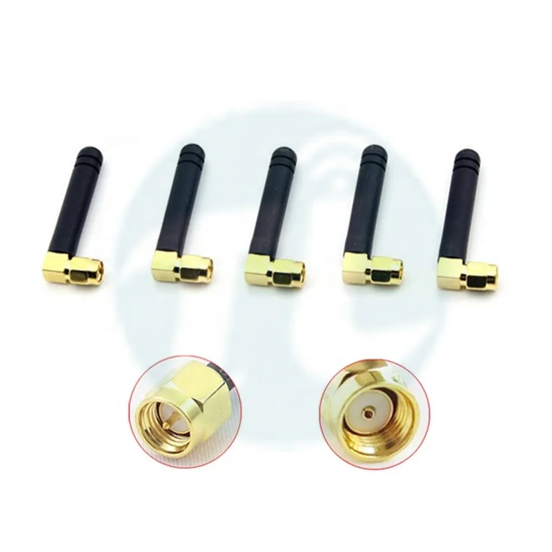 5 см Длина GSM 433 мГц 2 4 ГГц резиновая антенна SMA штекер г WiFi для Радио RC FPV