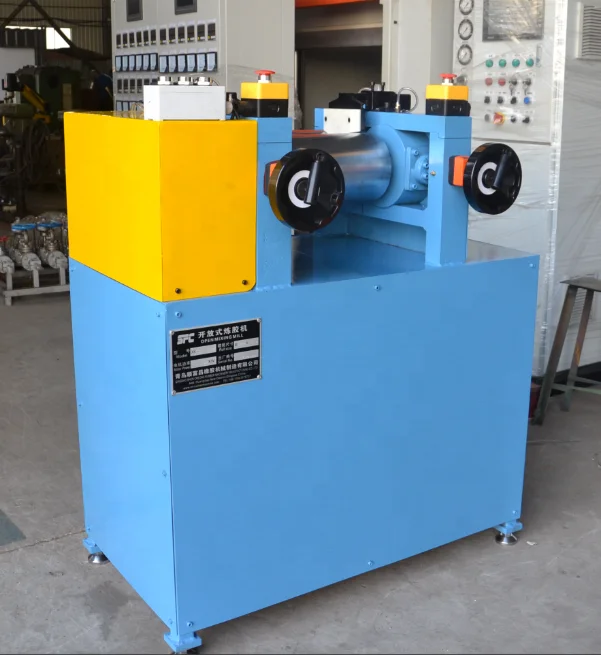 Two Roll Mill for Mixing Silicone Rubber / 6 Inch Open Mixing Mill for Lab / 6 Inch Rubber Mixing Machine