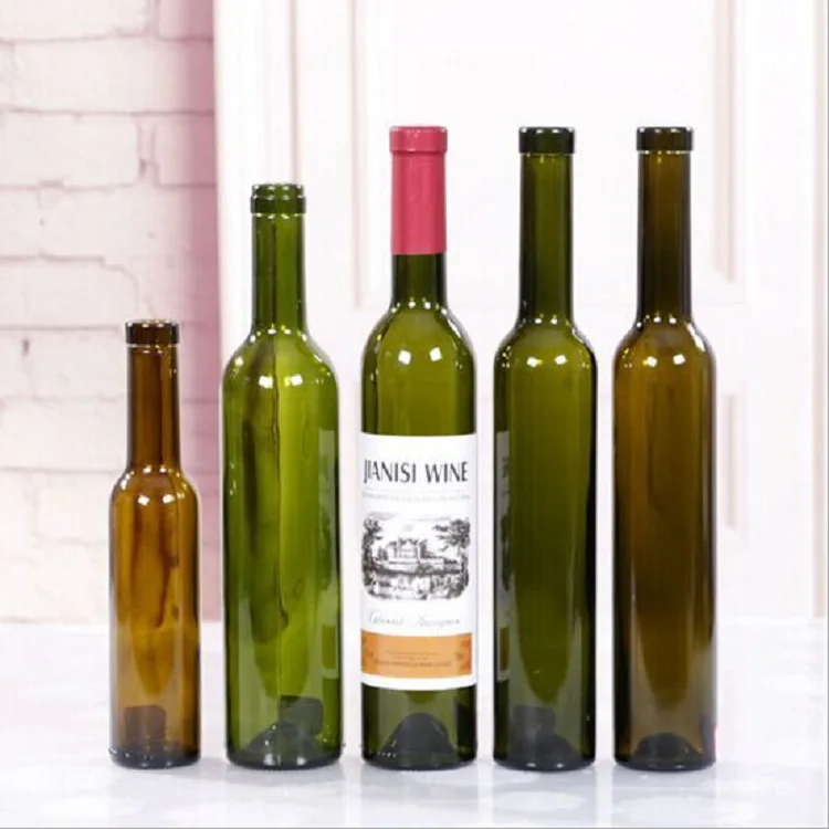 Factory Custom Shape Produced Red Wine bottle Empty Packaging 500ml Glass Wine Bottle Mould Custom Wine Bottle