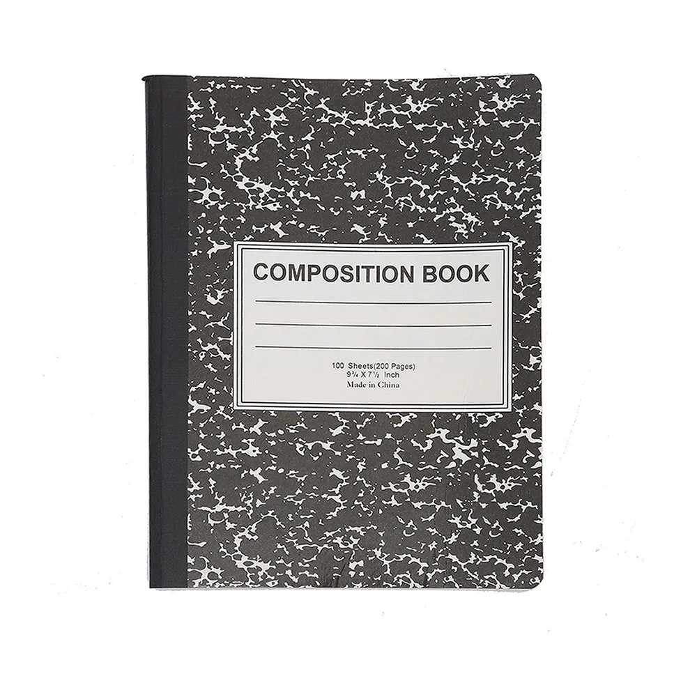 American School Supply Supplier Hardcover Marble Note Book Custom Composition notebooks Counter Books