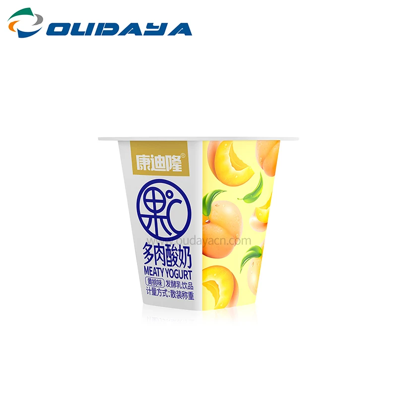 disposable plastic cup for yogurt packaging small jelly cup coffee drinks cup