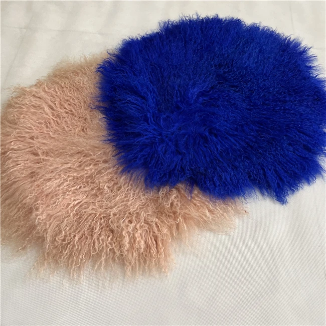 Curly Kalgan Lamb Fur Plate throw